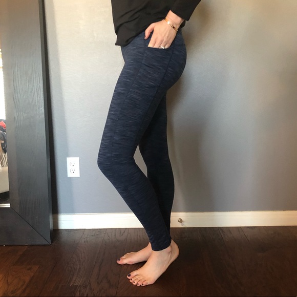Kyodan Space Dye Fleece Lined Leggings 